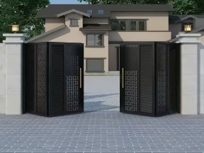 File thiết kế cnc cổng 4 cánh đơn giản cao cấp nhất