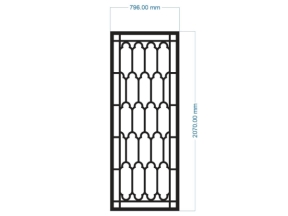 File thiết kế cnc cửa sắt sổ dxf