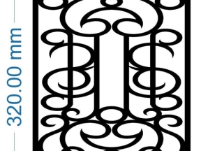 File thiết kế cnc hàng rào