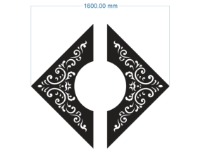 File thiết kế cnc hoa văn cổng dxf