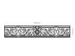 File thiết kế cnc lan can dxf