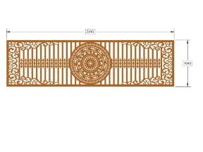 File thiết kế cnc lan can trống đồng
