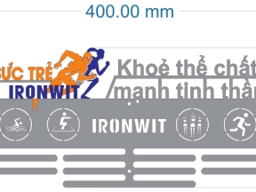 File thiết kế cnc logo treo huân chương đẹp