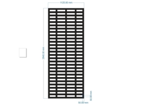 File thiết kế cnc vách cổng đơn giản dxf