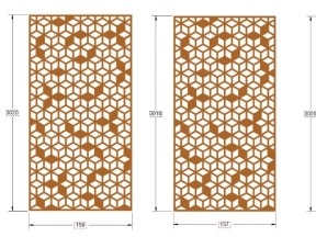 File thiết kế cnc vách ngăn 3 kt