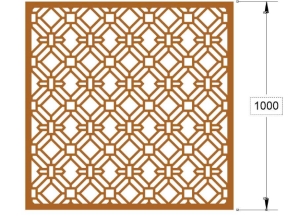 File thiết kế cnc vách ngăn đơn giản nhất 2d