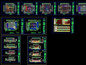 Flie cad trung tâm thương mại full kiến trúc, kết cấu và MEP diện tích 65x95 m