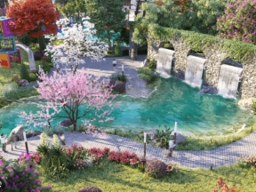 Full bản vẽ CAD (KT, điện nước) dự án cảnh quan khu du lịch Golden Valley Mường Lò