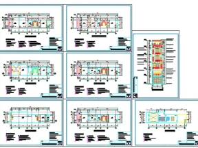 Full bản vẽ file cad nhà dân 6 tầng 4.9x16.5m (kiến trúc+kết cấu+điện nước)