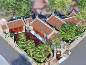 Full bản vẽ mẫu tu bổ đình chùa việt