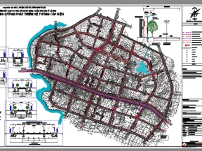 Full bản vẽ quy hoạch khu đô thị trấn tân minh - hàm tân - bình thuận (kiến trúc+giao thông+điện+cấp thoát nước+thông tin+san