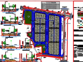 Full bản vẽ quy hoạch khu tái định cư phục vụ gpmb dự án đường bộ cao tốc bắc - nam - hoài phú- bình định (kiến trúc+giao thông+điện+cấp thoát nước+thông tin+san nền)