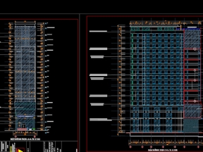 Full bản vẽ thiết kế thi công khách sạn NTP Hotel Đà Nẵng 12x45m