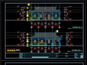 Full file bản vẽ kiến trúc, kết cấu, điện, nước công trình nhà ăn cơ quan 10x14m