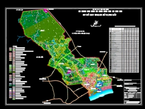 Full hồ sơ quy hoạch xã Tân Hải-Tánh Linh- Bình Thuận (Kiến trúc+giao thông+điện+cấp thoát nước+thông tin+san nền)