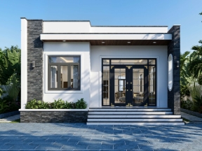 Full hồ sơ thiết kế 1 tầng 8x15.5m