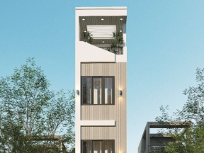 Full hồ sơ thiết kế nhà 4 tầng 3x9m
