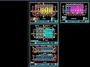 Full kiến trúc, kết cấu, điện, nước lán để xe và đặt máy móc nổ cơ quan, diện tích thiết kế 10x28m,