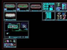 Full kiến trúc, kết cấu, điện, nước nhà làm việc  trệt 12 gian, diện tích xây dựng 10x43m