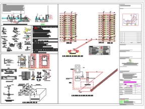 Full mẫu tòa chung cư 11 tầng 27x190m(kiến trúc+nước+phòng cháy chữa cháy)