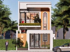 nhà gác lững 5x14m,full hồ sơ gác lững 5x14m,hồ sơ thi công gác lững 5x14m,nhà 5x14m gác lững