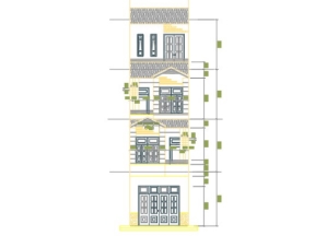  gồm kiến trúc nhà ở phố 4 tầng 17.6x4.2 (kiến trúc+kết cấu+điện nước+bể tử hoại)