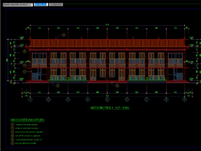  gồm kiến trúc thiết kế nhà lớp học 2 tầng 6 phòng 35 học sinh thiết kế 1