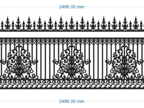 Hàng rào mẫu cnc đẹp nhất dxf