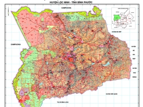 Hồ sơ bản đồ quy hoạch sử dụng đất huyện lộc ninh, bình phước