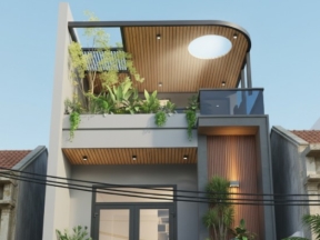 Hồ sơ bản vẽ mẫu nhà phố 3 tầng 5x17m
