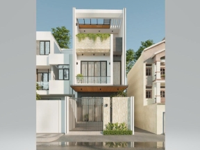 Hồ sơ bản vẽ mẫu nhà phố 3 tầng sang trọng 5x19.5m