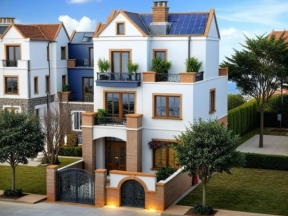 Hồ sơ bản vẽ nhà biệt thự 8x10 3 tầng(kiến trúc+kết cấu+nội thất+điện nước).
