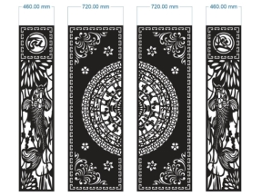 Hồ sơ cổng 4 cánh tài lộc cá chép