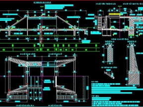Hồ sơ file cad cầu gtnt nhịp 6m gồm – 4 phương án kỹ thuật lựa chọn theo điều kiện thực tế