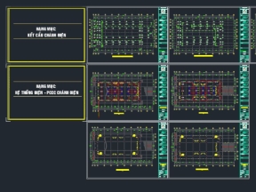 Hồ sơ file cad file cad thi công chùa đăng pháp 21x53m