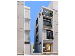 Hồ sơ file cad nhà dân 4 tầng diện tích 3.8x10.6m