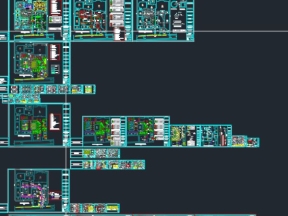 Hồ sơ file cad thi công hệ thống thoát nước, cảnh quan khôn viên trường tiểu học