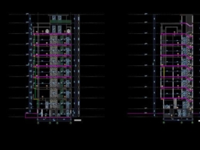 Hồ sơ file cad tòa nhà chung cư