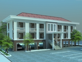Hồ sơ kiến trúc trụ sở ban quản lý dự án huyện Lục Nam