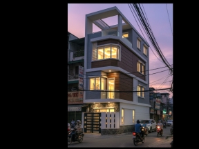 Hồ sơ kỹ thuật thi công nhà phố 4 tầng 2 mặt tiền 3.6mx9.9m