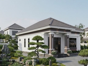 Hồ sơ mẫu biệt thự nhà vườn cấp 4 3 phòng ngủ 8x13m