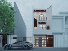 Hồ sơ mẫu nhà ở 3 tầng kiểu mới 5x20m