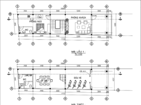 Hồ sơ mẫu nhà phố 3 tầng 3.95x18m