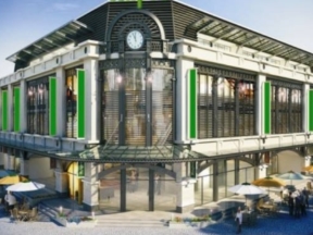 Hồ sơ mẫu trung tâm thương mại dịch vụ bắc qua (file autocad)