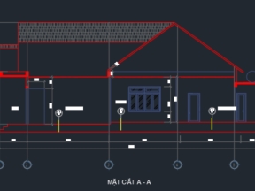 Hồ sơ nhà phố 1 tầng 20x9.4m