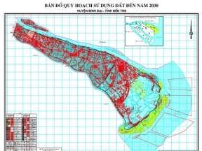 Hồ sơ quy hoạch sử dụng đất huyện bình đại, bến tre