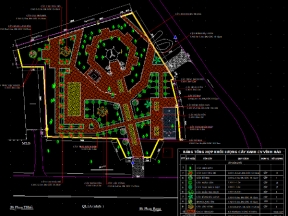 Hồ sơ thiết kế Công viên cây xanh (S=953,4m2)