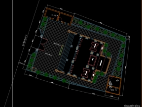 Hồ sơ thiết kế file cad Kiến trúc, kết cấu nhà thờ họ- 10x12m