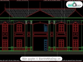 Hồ sơ thiết kế kiến trúc nhà làm việc tỉnh Hà Tĩnh 