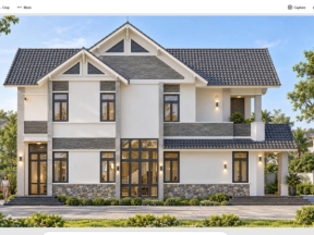 Hồ sơ thiết kế nhà 2,5 tầng 8x15m – Full kiến trúc, kết cấu
